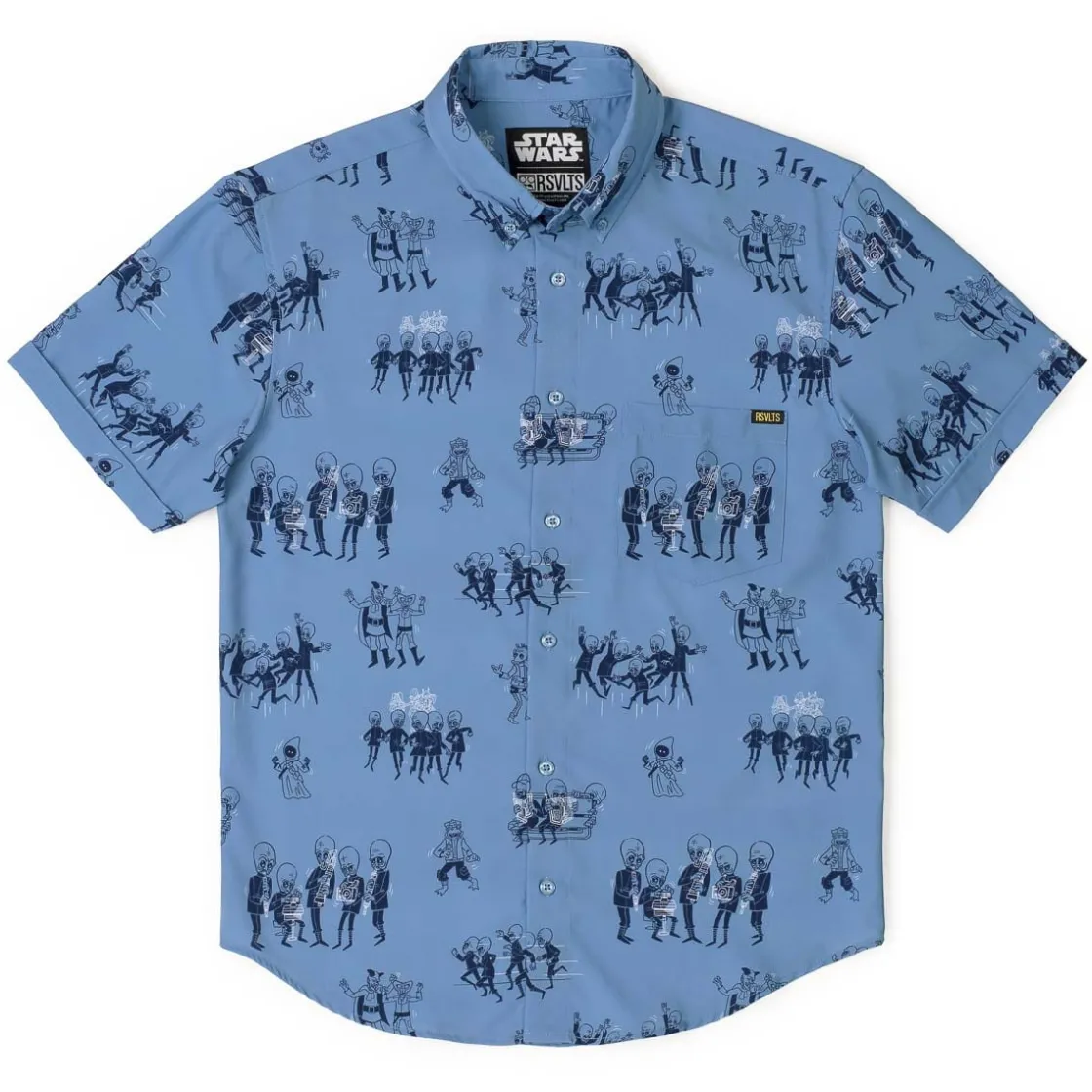 Star Wars|Star Wars|Star Wars ™ "A Hard Day's Node" – KUNUFLEX Short Sleeve Shirt