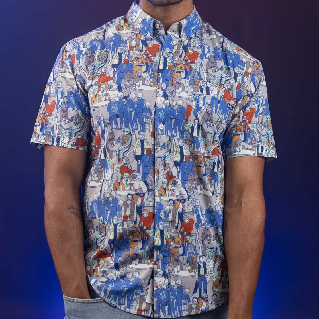 Star Wars|Star Wars|Star Wars ™ "Cantina" – KUNUFLEX Short Sleeve Shirt