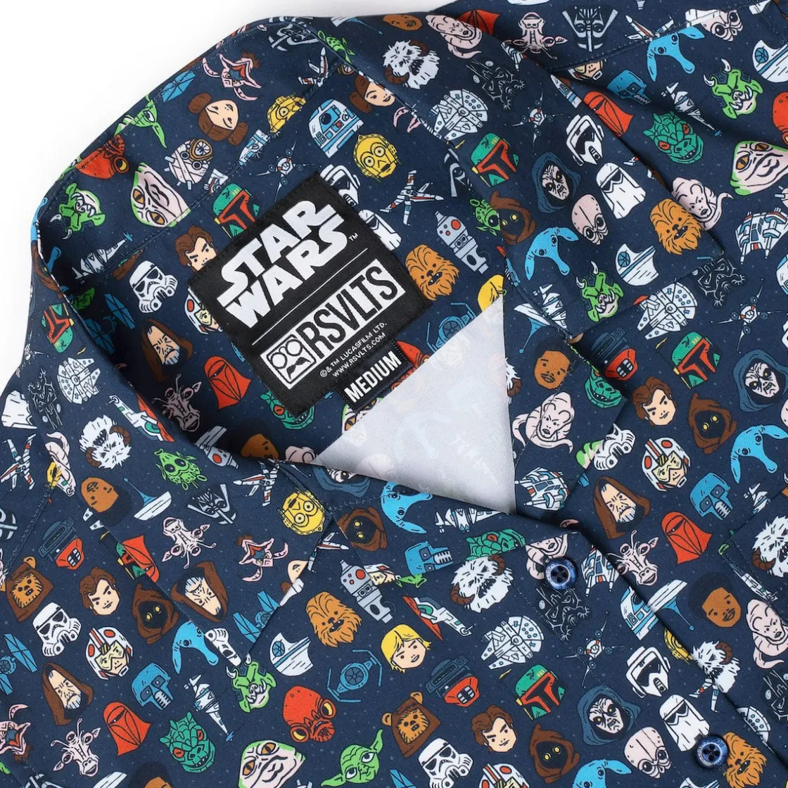 Star Wars|Star Wars|Star Wars ™ "Cartoon Cosmos" – Women's KUNUFLEX Short Sleeve Shirt