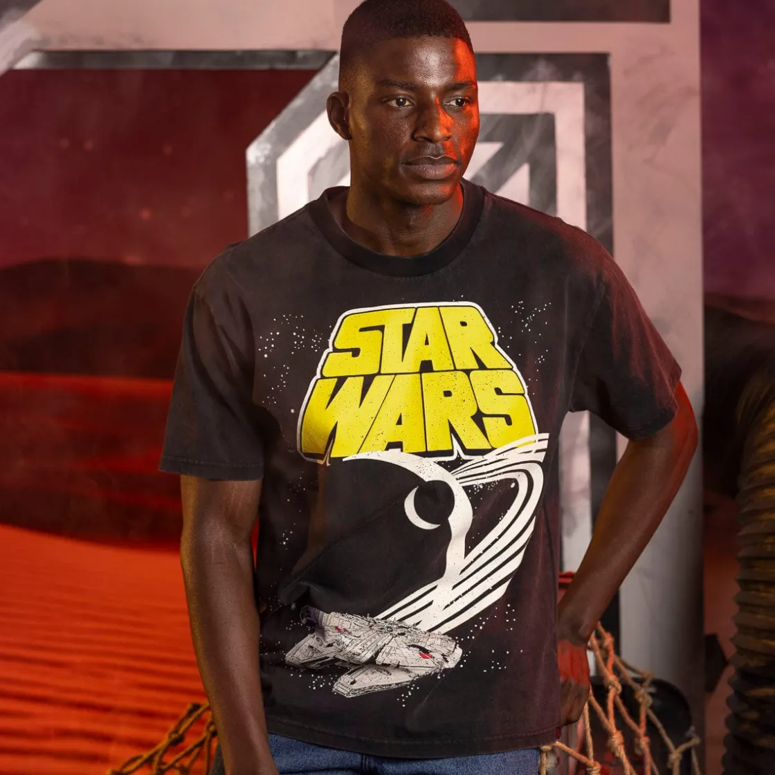 Star Wars|Star Wars|Star Wars ™ "Punch It" – Vintage Crewneck Tee