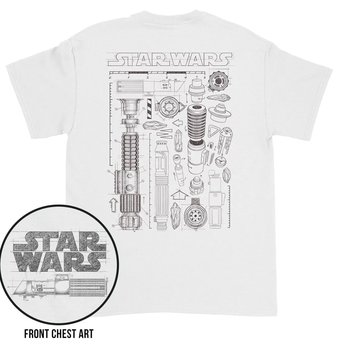 Star Wars|Star Wars|Star Wars ™ "Saber Schematics" – Crewneck Tee