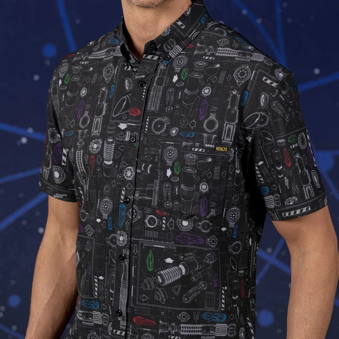 Star Wars|Star Wars|Star Wars ™ "Saber Schematics" – KUNUFLEX Short Sleeve Shirt