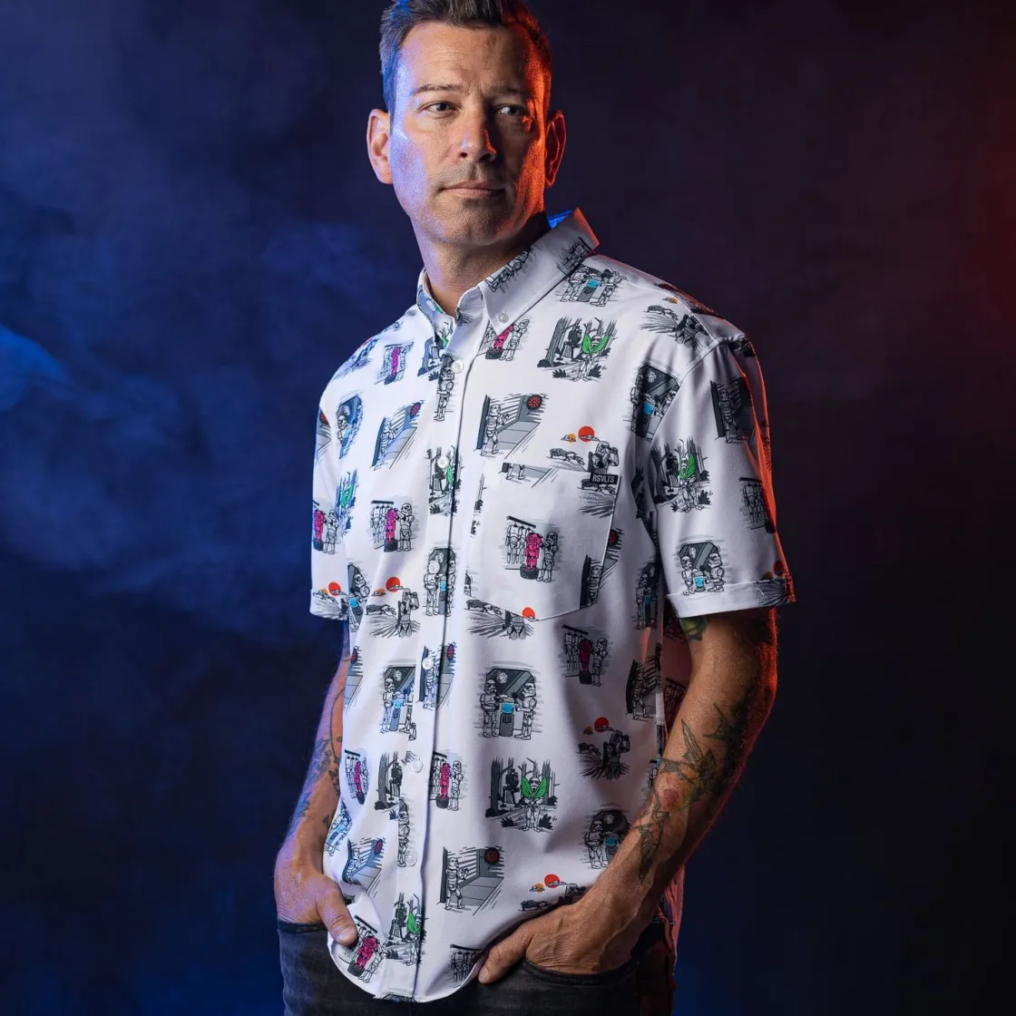 Star Wars|Star Wars|Star Wars ™ "Stay Off Target" – KUNUFLEX Short Sleeve Shirt
