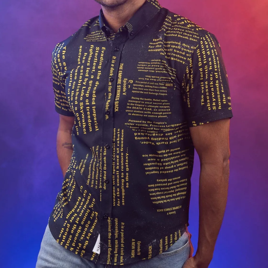 Star Wars|Star Wars|Star Wars ™ "The Crawl" – KUNUFLEX Short Sleeve Shirt