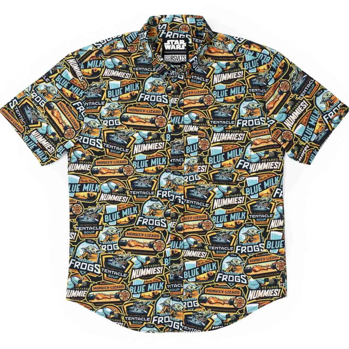 The Mandalorian|Star Wars|Star Wars ™ The Mandalorian™ “Mandolicious” – KUNUFLEX Short Sleeve Shirt