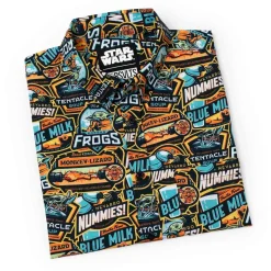 The Mandalorian|Star Wars|Star Wars ™ The Mandalorian™ “Mandolicious” – KUNUFLEX Short Sleeve Shirt
