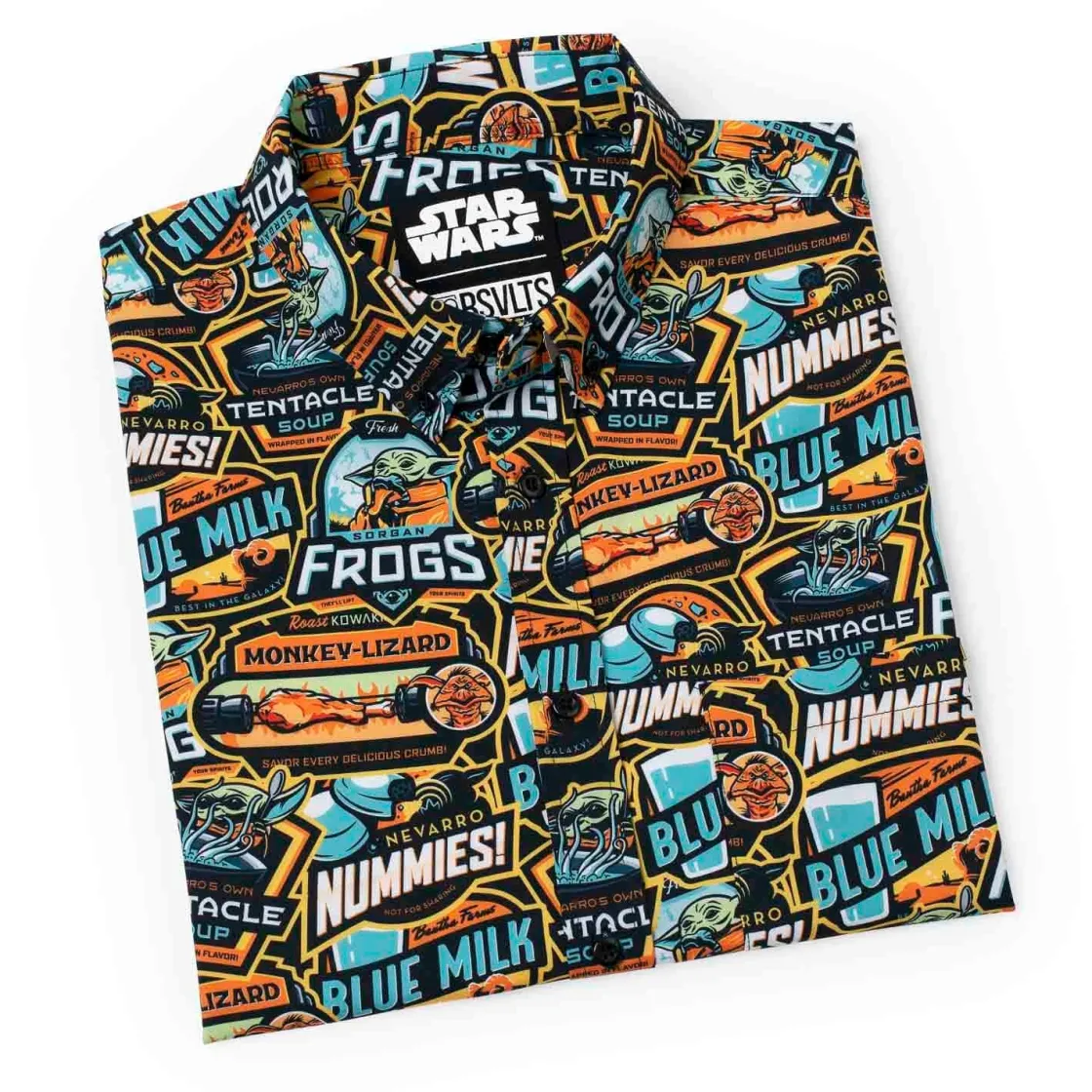 The Mandalorian|Star Wars|Star Wars ™ The Mandalorian™ “Mandolicious” – KUNUFLEX Short Sleeve Shirt