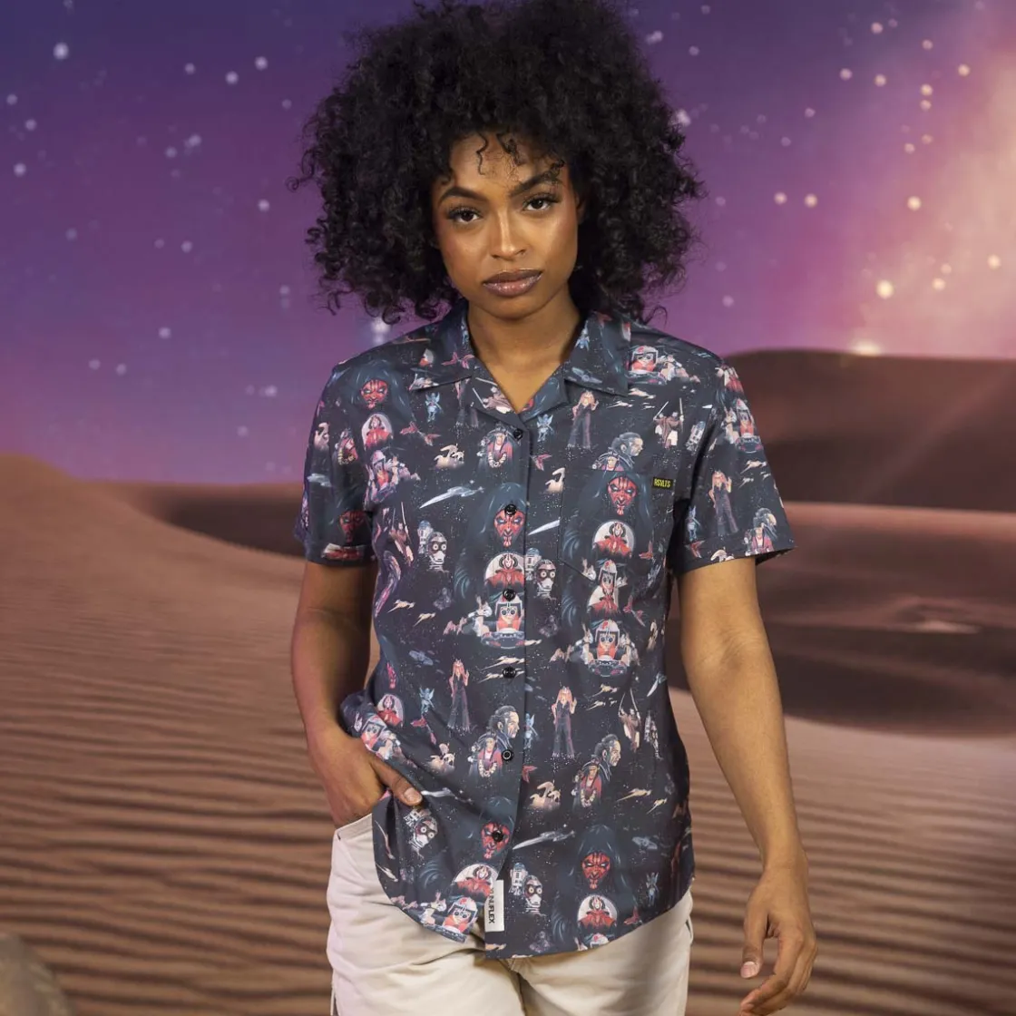 Star Wars|Star Wars|Star Wars ™ "The Phantom Menace" – Women's KUNUFLEX Short Sleeve Shirt