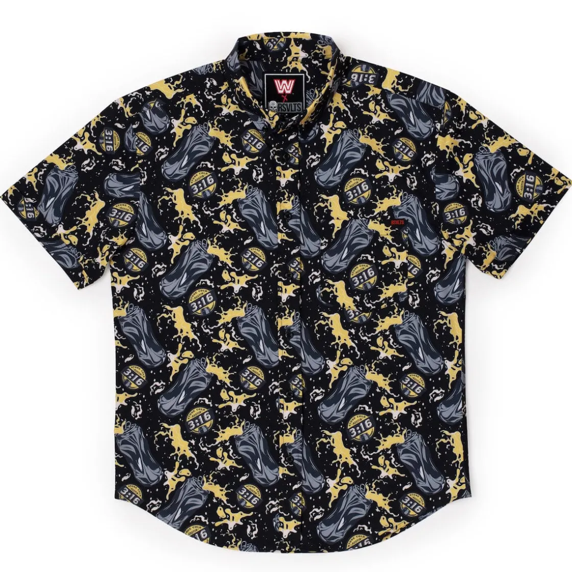 Wwe|Short Sleeves|WWE Stone Cold Steve Austin “Can of Whoopass” – KUNUFLEX Short Sleeve Shirt