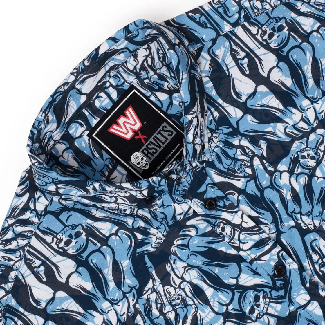 Wwe|Americana|WWE Stone Cold Steve Austin "Stone Cold Salute" – KUNUFLEX Short Sleeve Shirt