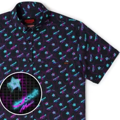 Stranger Things|Short Sleeves|Stranger Things "Battle of Starcourt" – KUNUFLEX Short Sleeve Shirt