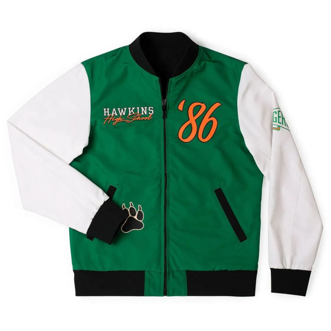 Stranger Things|Outerwear|Stranger Things "Class of '86" – Reversible Bomber Jacket