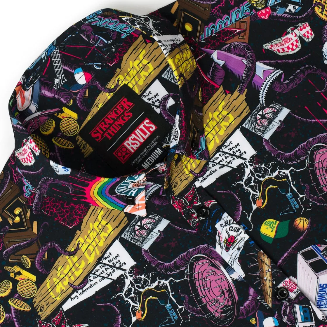 Stranger Things|Short Sleeves|Stranger Things "Dimensions Collide" – KUNUFLEX Short Sleeve Shirt