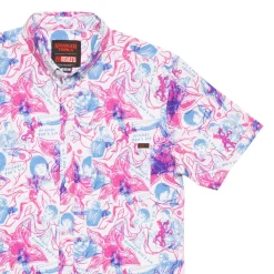 Stranger Things|Short Sleeves|Stranger Things "Friends Don't Lie" – KUNUFLEX Short Sleeve Shirt