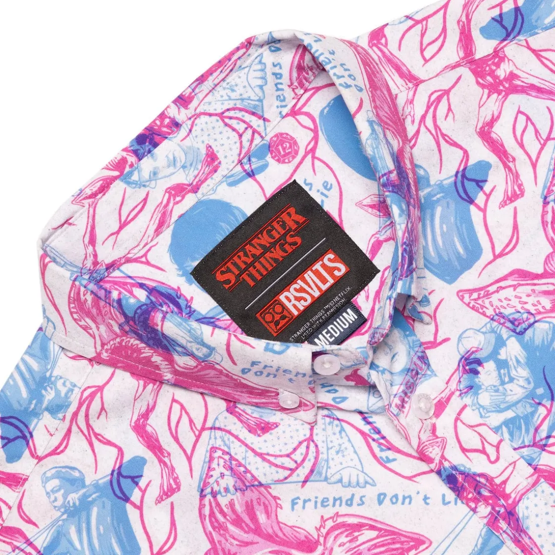 Stranger Things|Short Sleeves|Stranger Things "Friends Don't Lie" – KUNUFLEX Short Sleeve Shirt