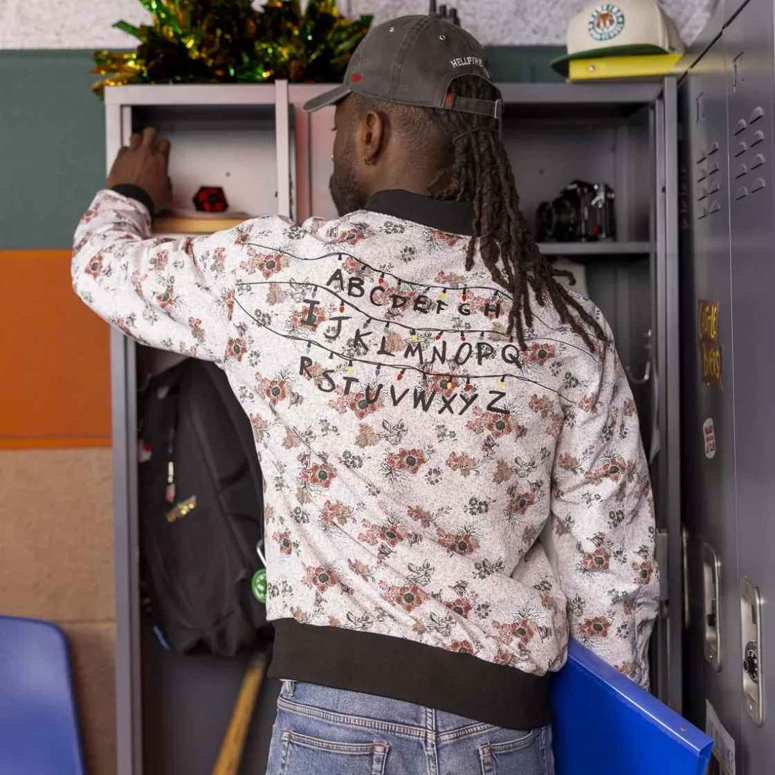 Stranger Things|Outerwear|Stranger Things "Mind Flayer Mayhem" – Reversible Bomber Jacket