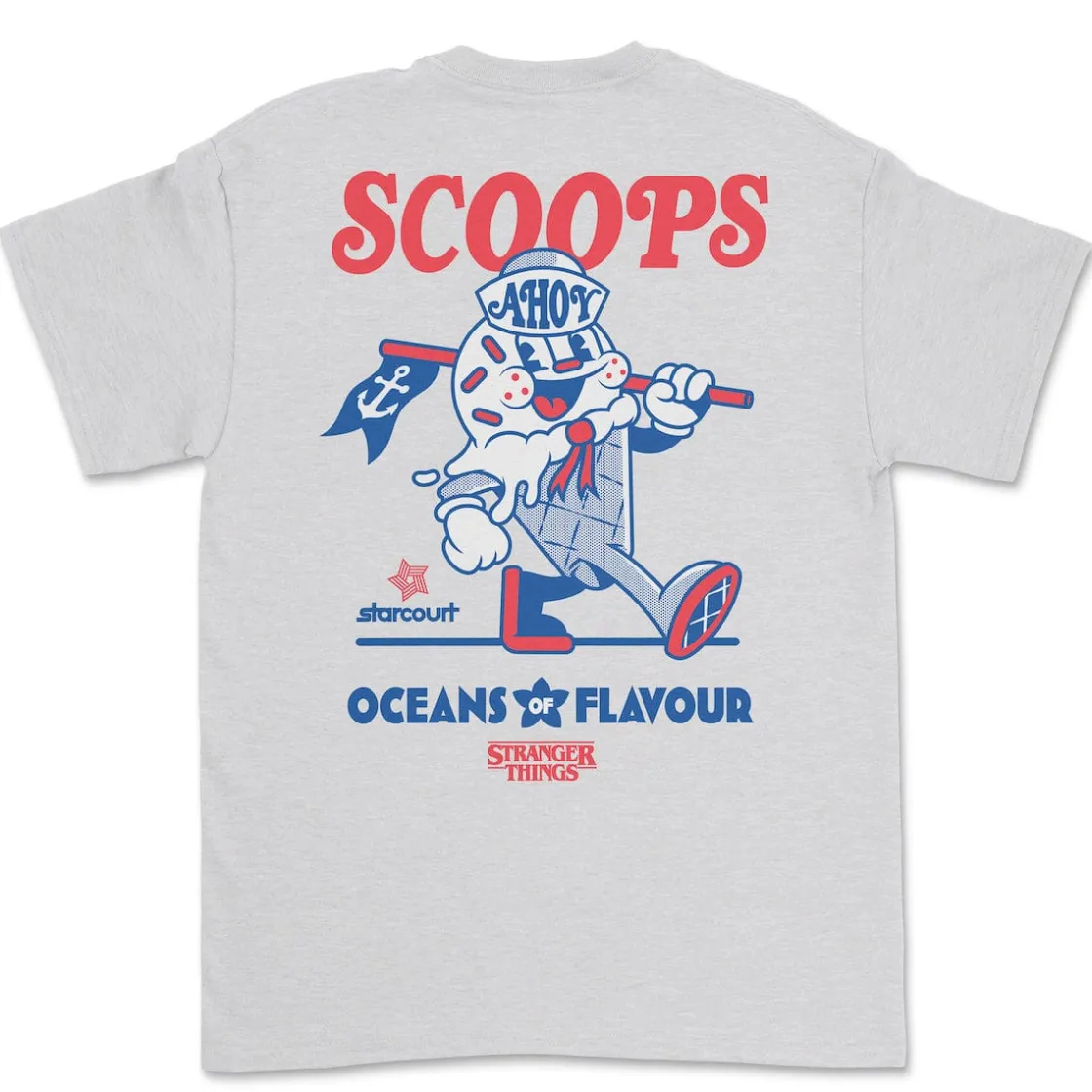 Stranger Things|Tees|Stranger Things "Scoops Ahoy" – Crewneck Tee