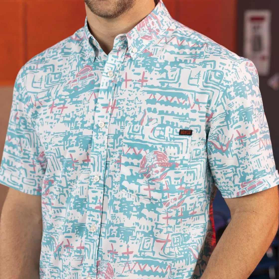 Stranger Things|Short Sleeves|Stranger Things "Surfer Boy Pizza" – KUNUFLEX Short Sleeve Shirt