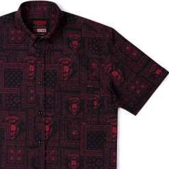 Stranger Things|Short Sleeves|Stranger Things "Welcome to Hellfire" – KUNUFLEX Short Sleeve Shirt
