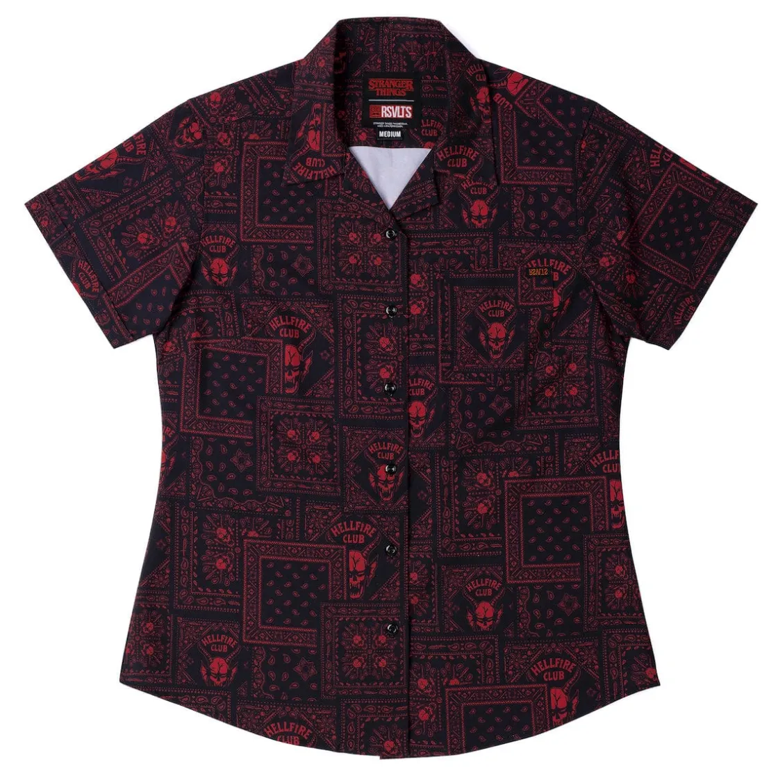 Stranger Things|Stranger Things "Welcome to Hellfire" – Women's KUNUFLEX Short Sleeve Shirt