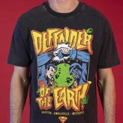 Superman|Dc|Superman ™ "Defender of the Earth" – Vintage Crewneck Tee