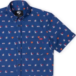 Superman|Dc|Superman ™ "Pup, Pup, and Away!" – KUNUFLEX Short Sleeve Shirt