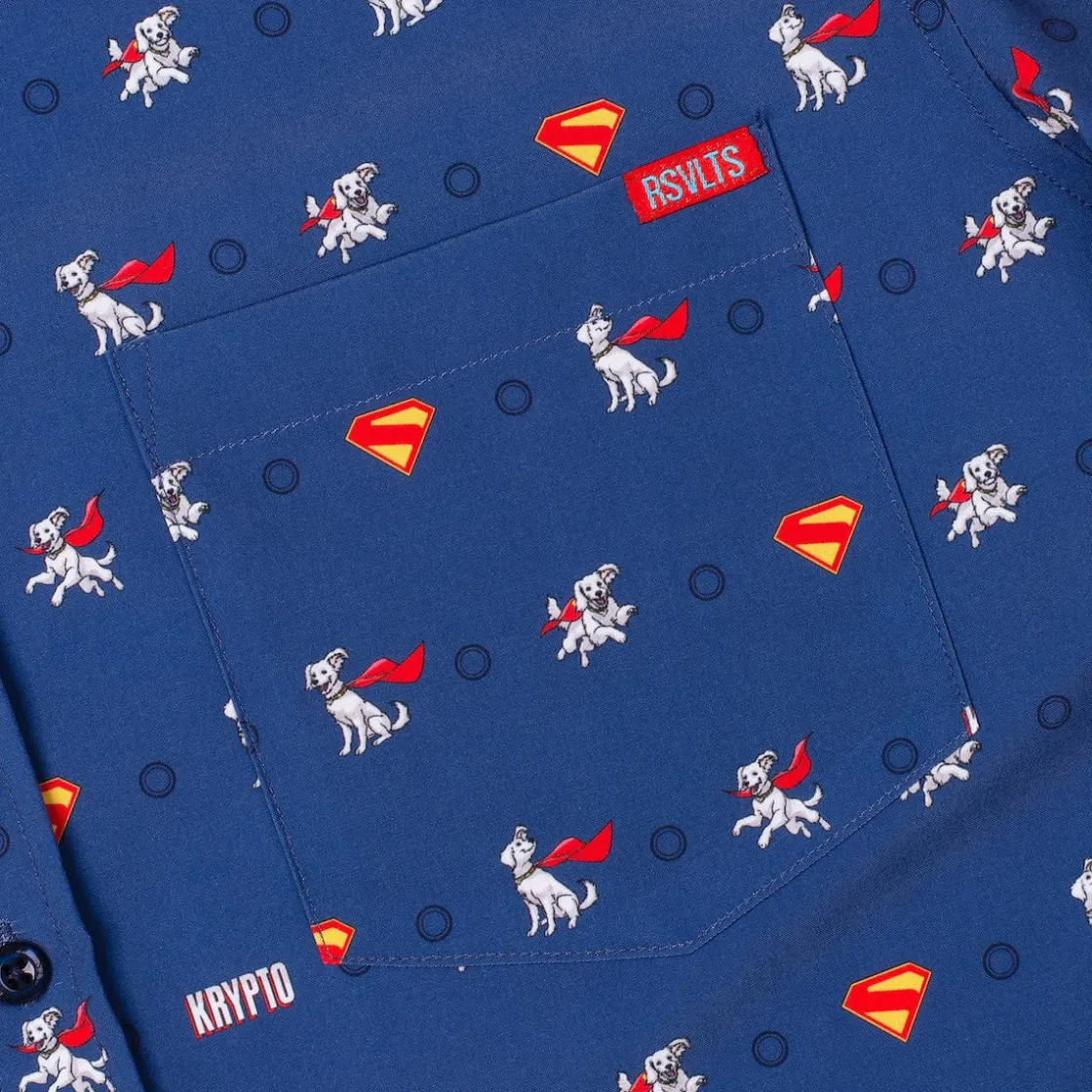 Superman|Dc|Superman ™ "Pup, Pup, and Away!" – KUNUFLEX Short Sleeve Shirt