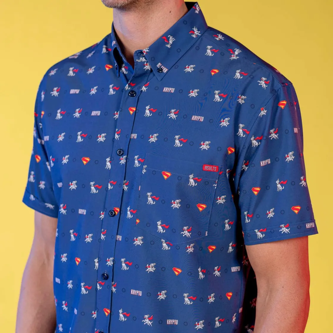 Superman|Dc|Superman ™ "Pup, Pup, and Away!" – KUNUFLEX Short Sleeve Shirt
