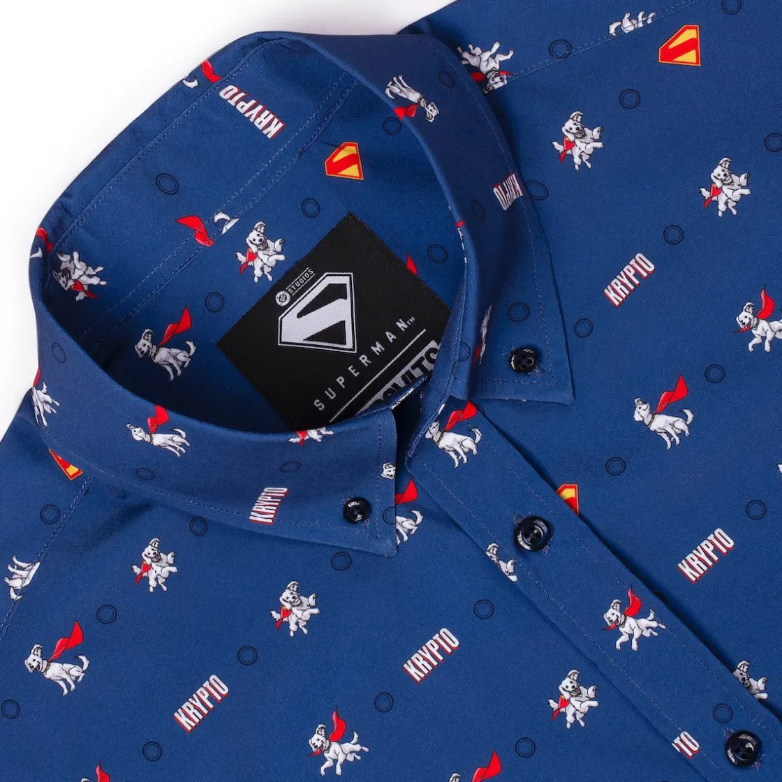 Superman|Dc|Superman ™ "Pup, Pup, and Away!" – KUNUFLEX Short Sleeve Shirt