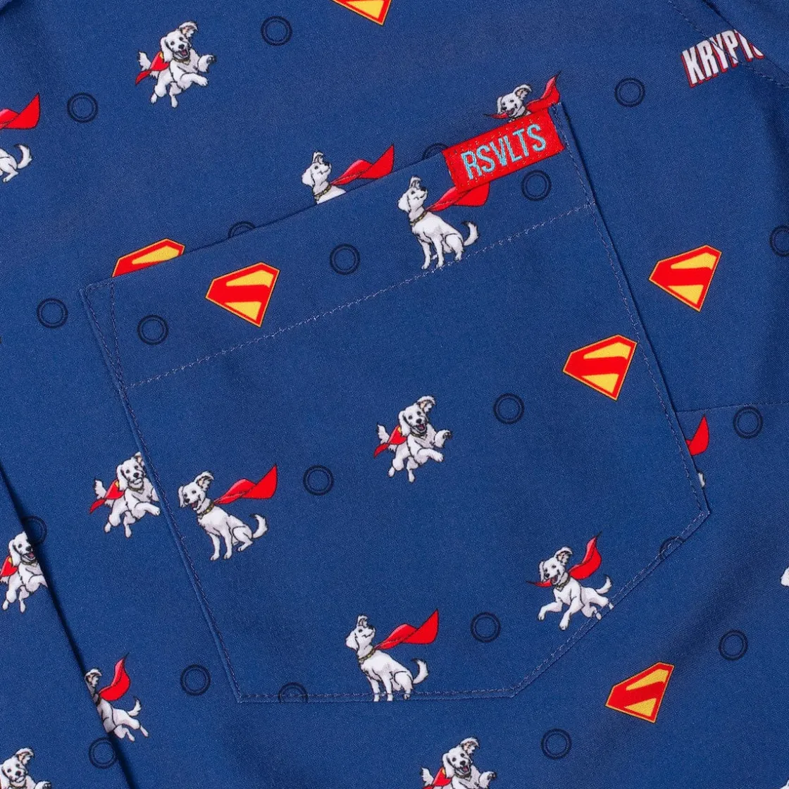 Superman|Dc|Superman ™ "Pup, Pup, and Away!" – Women's KUNUFLEX Short Sleeve Shirt
