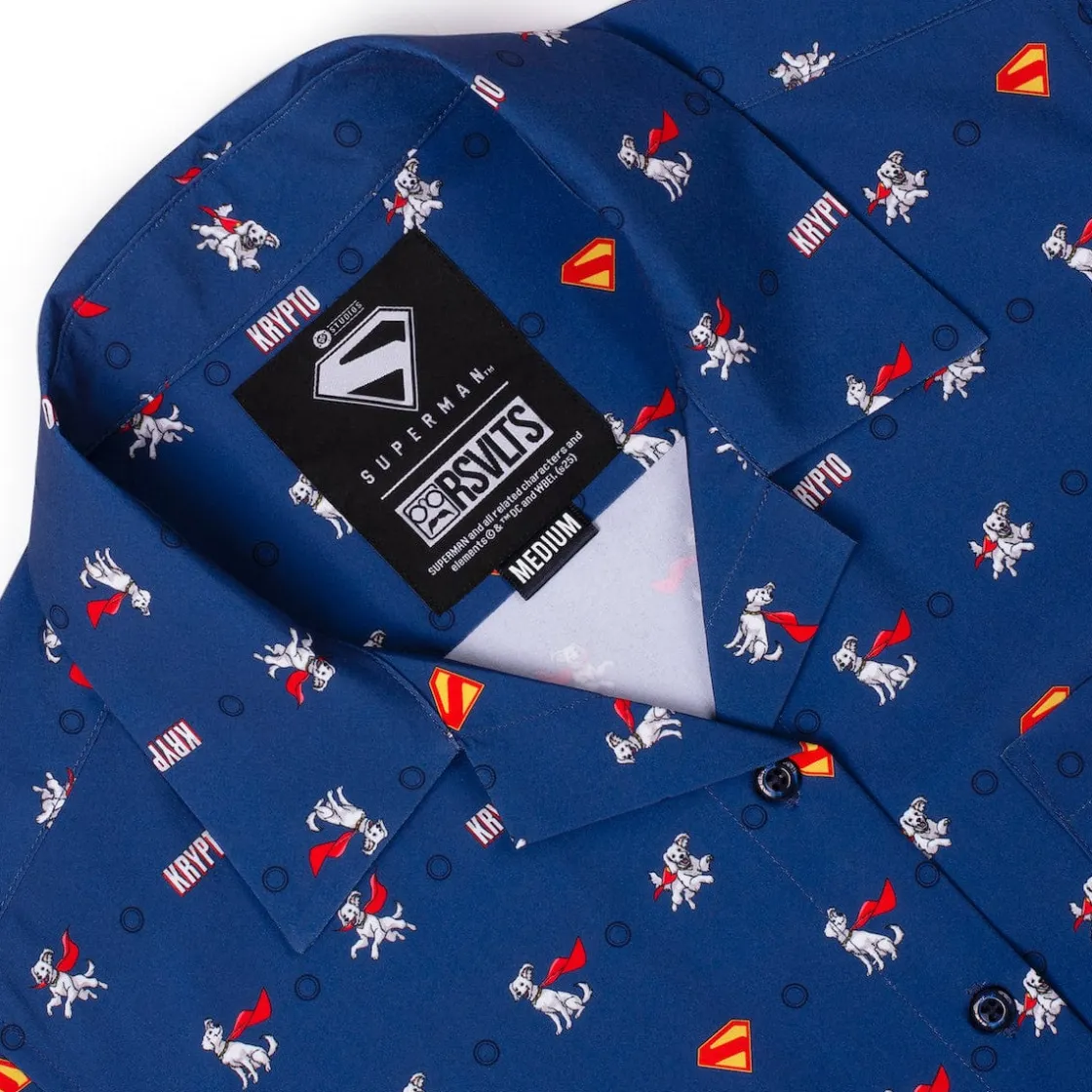 Superman|Dc|Superman ™ "Pup, Pup, and Away!" – Women's KUNUFLEX Short Sleeve Shirt