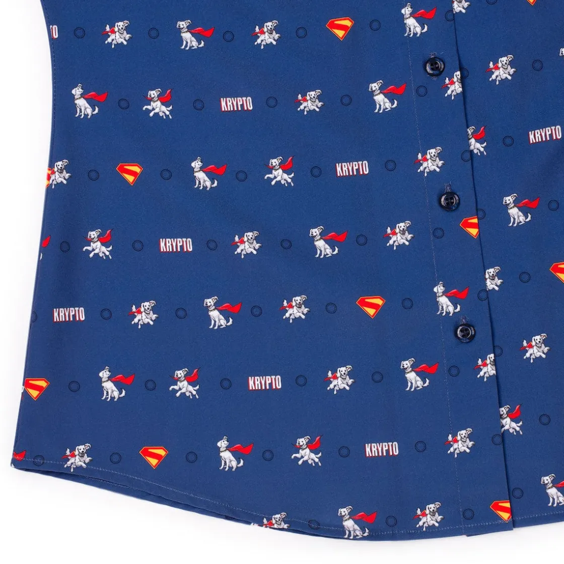 Superman|Dc|Superman ™ "Pup, Pup, and Away!" – Women's KUNUFLEX Short Sleeve Shirt