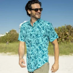 Short Sleeve Shirts|Matching Sets|RSVLTS Sweet Blue Sea – KUNUFLEX Short Sleeve Shirt