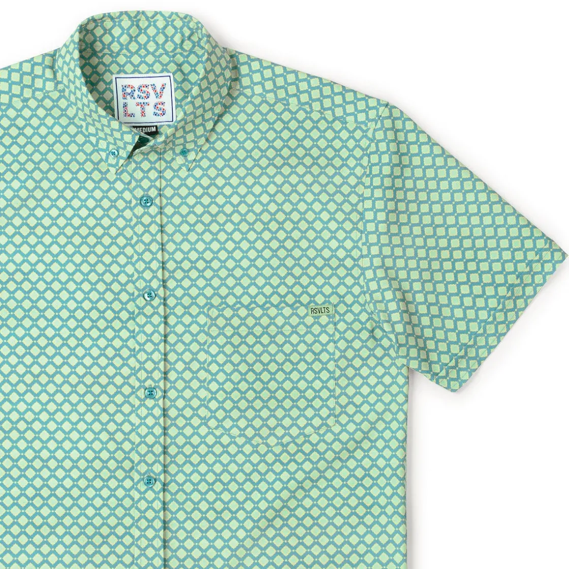 Short Sleeve Shirts|Short Sleeves|RSVLTS Sweet Tile O' Mine – KUNUFLEX Short Sleeve Shirt