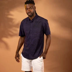 Short Sleeve Shirts|Tiki|RSVLTS Taerea Tatau – KUNUFLEX Short Sleeve Shirt