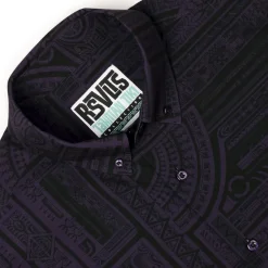 Short Sleeve Shirts|Tiki|RSVLTS Taerea Tatau – KUNUFLEX Short Sleeve Shirt