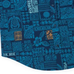 Short Sleeve Shirts|Tiki|RSVLTS Tahitian Tapestry – KUNUFLEX Short Sleeve Shirt