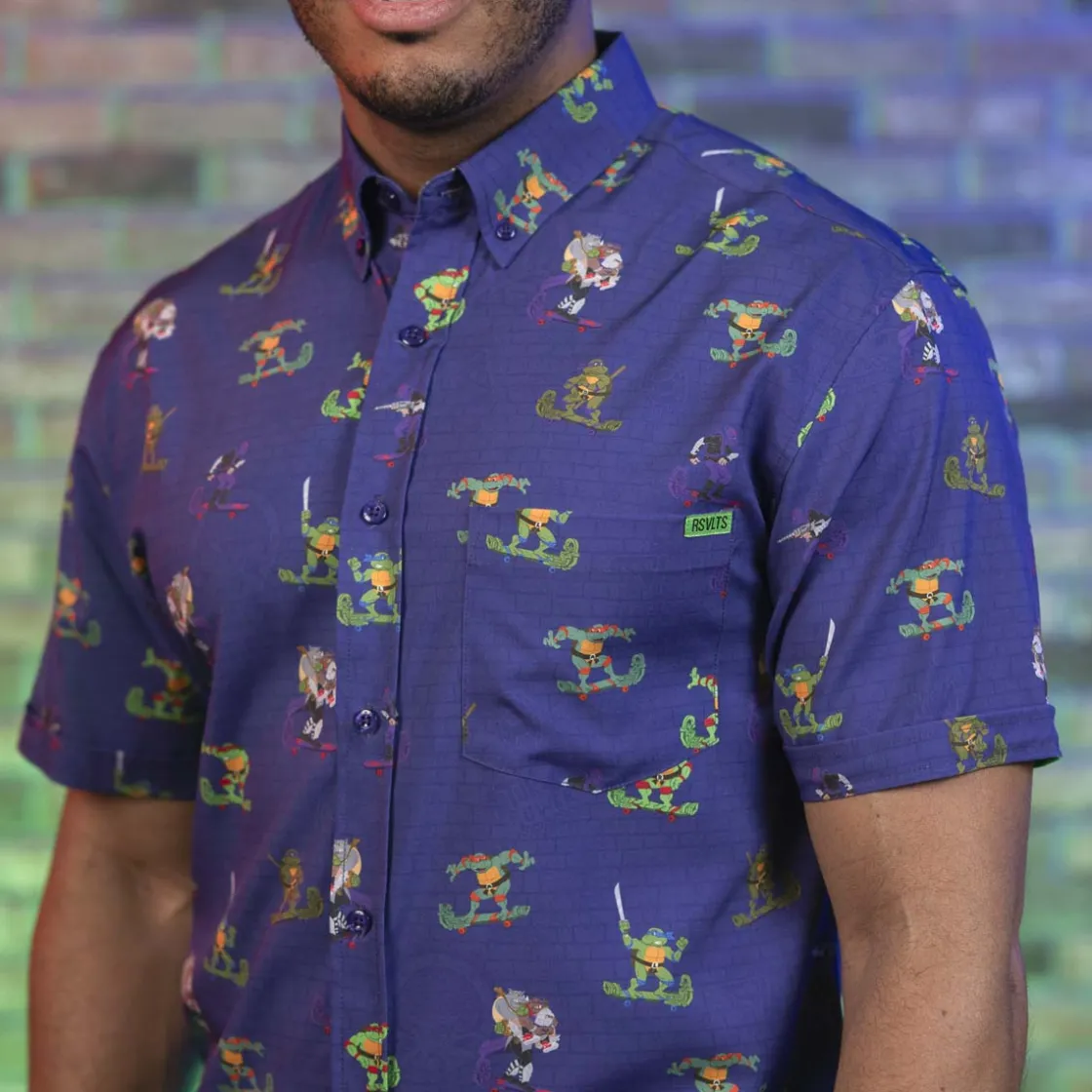 Tmnt|Nickelodeon|Nickelodeon Teenage Mutant Ninja Turtles "Cheapskatin'" – KUNUFLEX Short Sleeve Shirt
