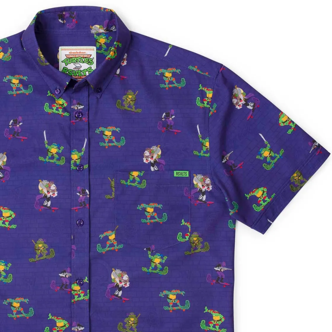 Tmnt|Nickelodeon|Nickelodeon Teenage Mutant Ninja Turtles "Cheapskatin'" – KUNUFLEX Short Sleeve Shirt