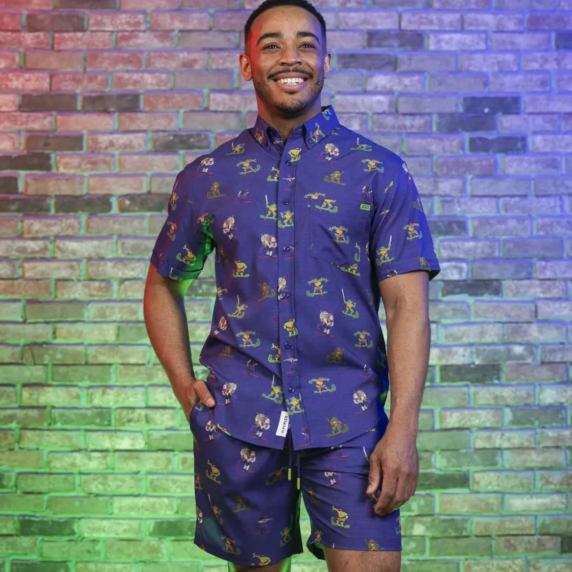 Tmnt|Nickelodeon|Nickelodeon Teenage Mutant Ninja Turtles "Cheapskatin'" – KUNUFLEX Short Sleeve Shirt