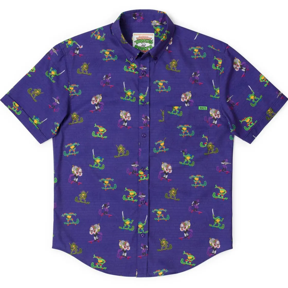 Tmnt|Nickelodeon|Nickelodeon Teenage Mutant Ninja Turtles "Cheapskatin'" – KUNUFLEX Short Sleeve Shirt