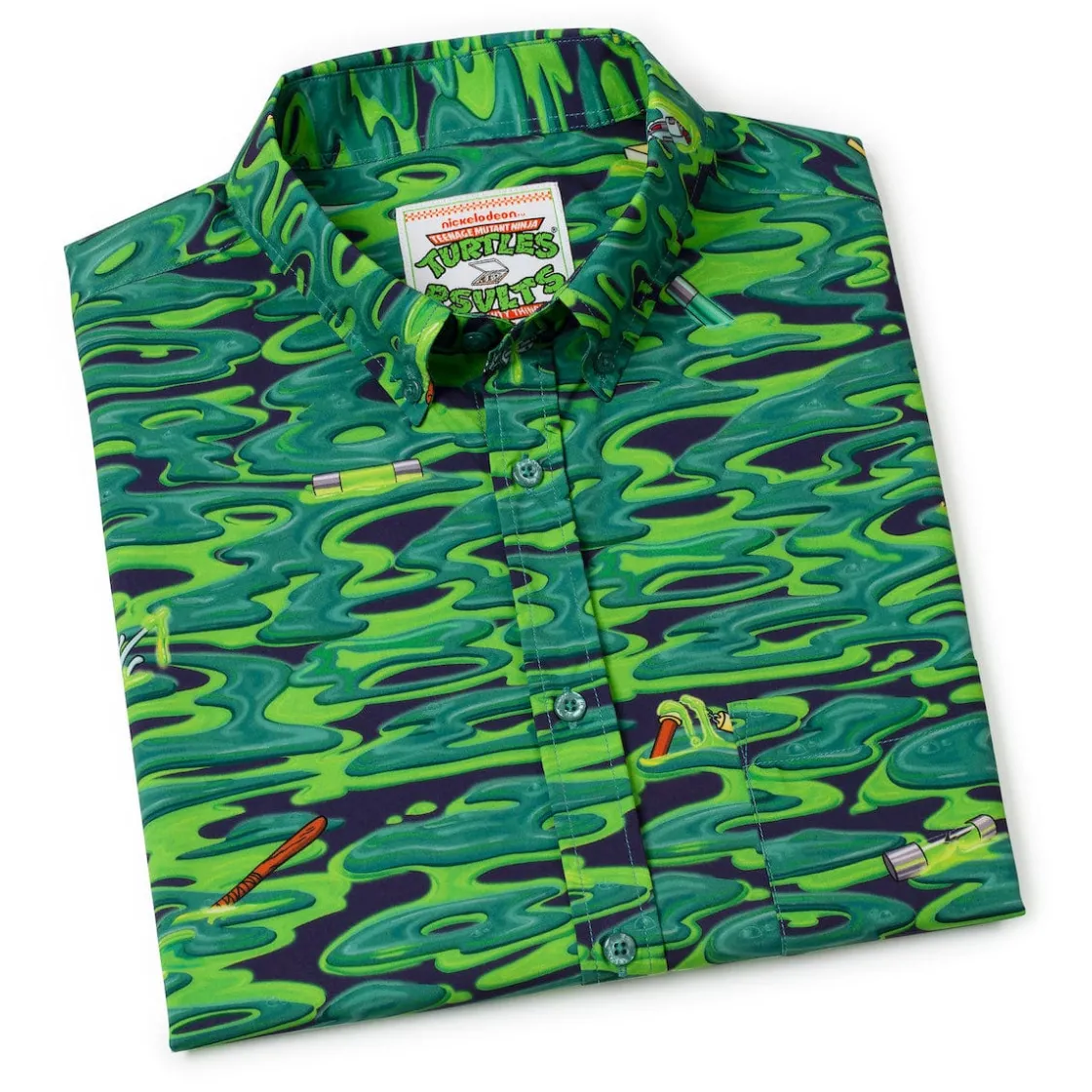 Tmnt|Nickelodeon|Nickelodeon Teenage Mutant Ninja Turtles "Oozevelts" – KUNUFLEX Short Sleeve Shirt