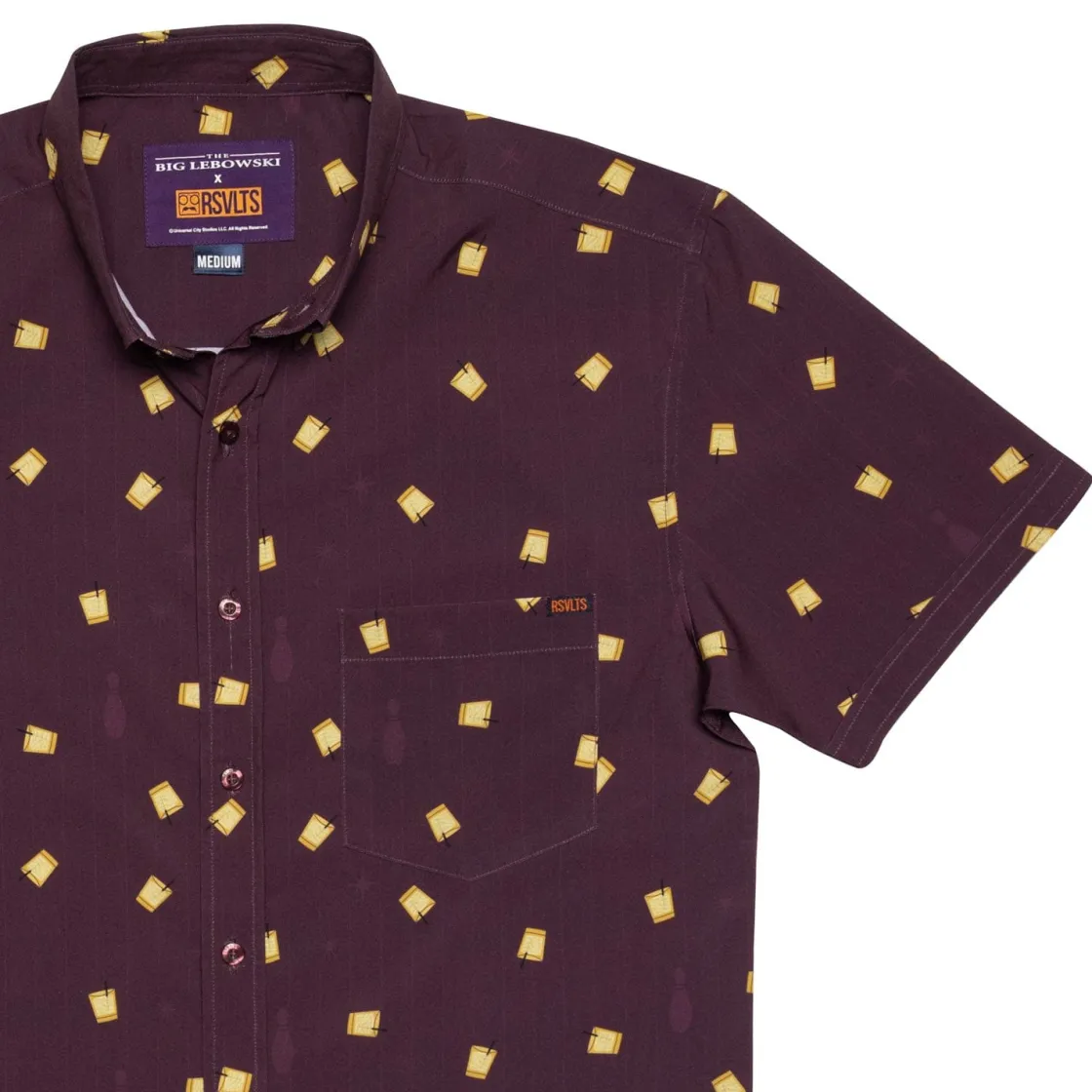 Paging Mr. Morrow|The Big Lebowski|The Big Lebowski "THERE’S A BEVERAGE HERE!" – KUNUFLEX Short Sleeve Shirt
