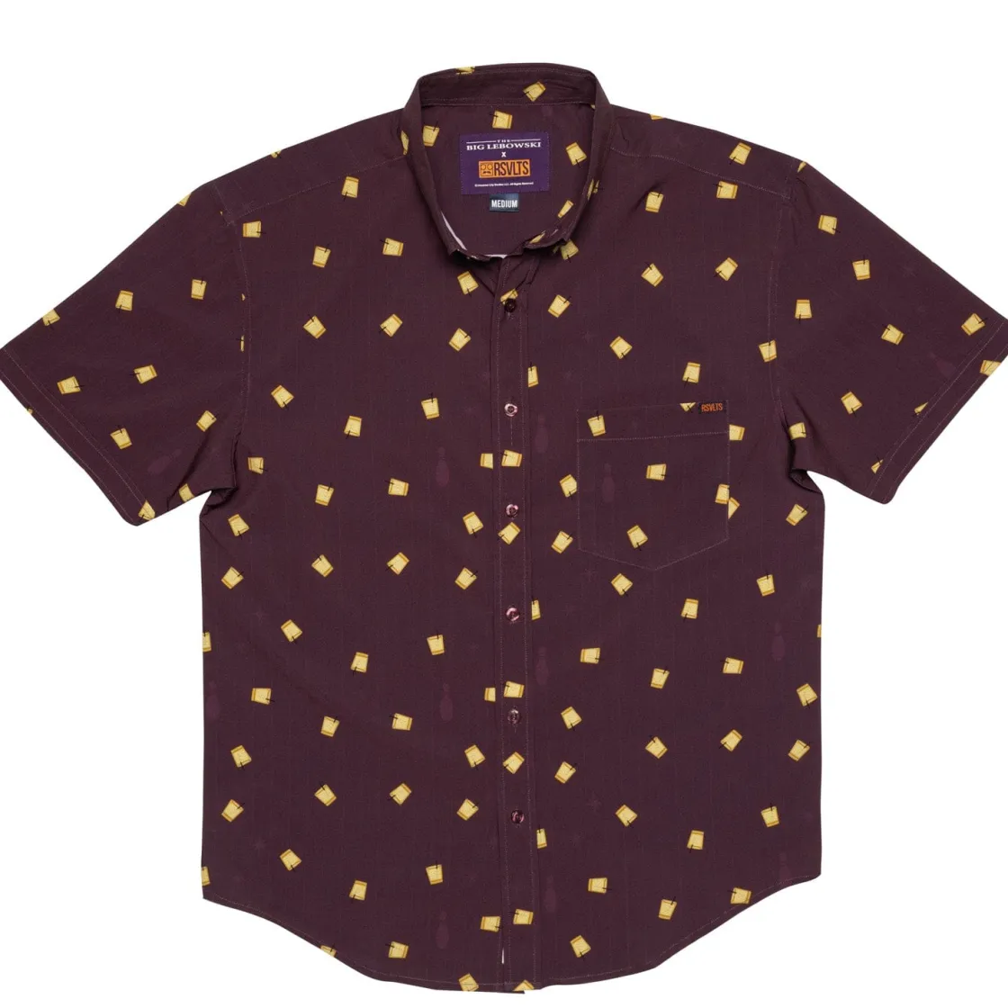 Paging Mr. Morrow|The Big Lebowski|The Big Lebowski "THERE’S A BEVERAGE HERE!" – KUNUFLEX Short Sleeve Shirt