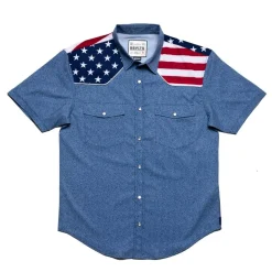 Short Sleeve Shirts|Americana|RSVLTS The Highway Man – Roper Short Sleeve Shirt