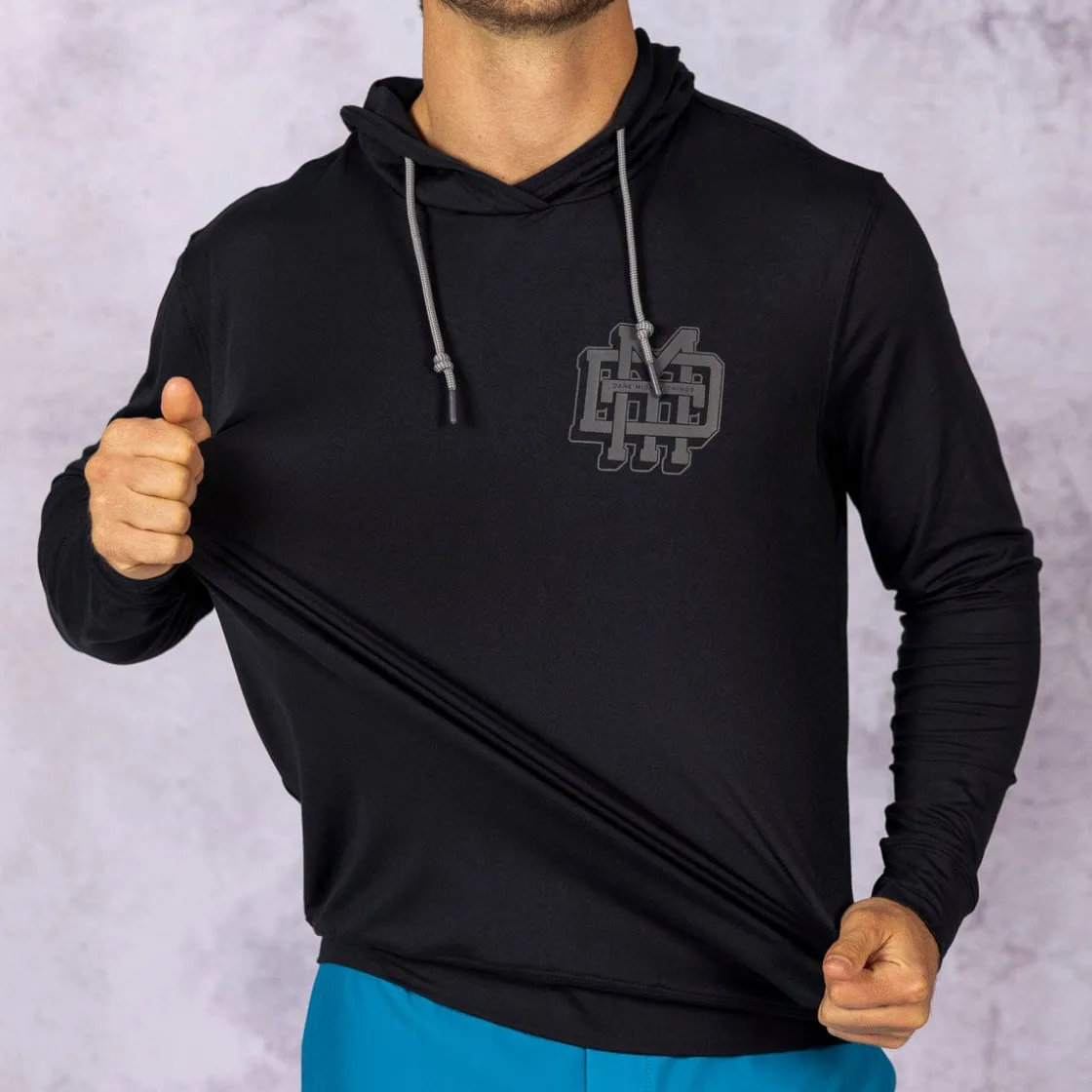 Performance Hoodies|Outerwear|RSVLTS The Monogram (Black) – Performance Hoodie
