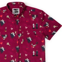 The Office|Short Sleeves|The Office "Heartbeets" – KUNUFLEX Short Sleeve Shirt