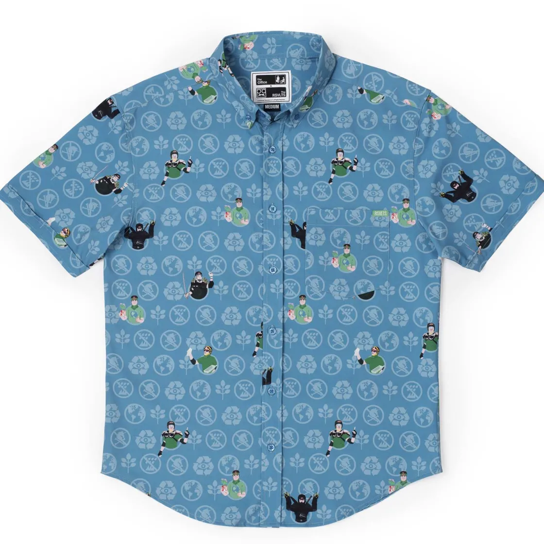 The Office|Short Sleeves|The Office "Recyclops" – Recycled KUNUFLEX Short Sleeve Shirt