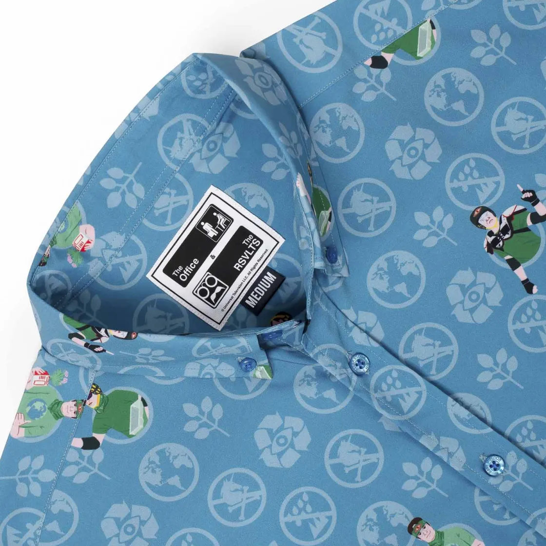 The Office|Short Sleeves|The Office "Recyclops" – Recycled KUNUFLEX Short Sleeve Shirt