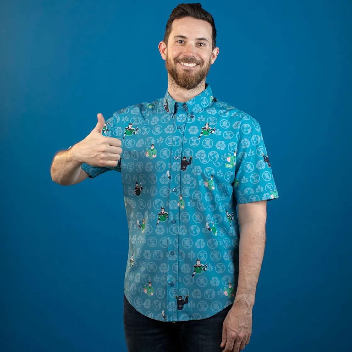 The Office|Short Sleeves|The Office "Recyclops" – Recycled KUNUFLEX Short Sleeve Shirt